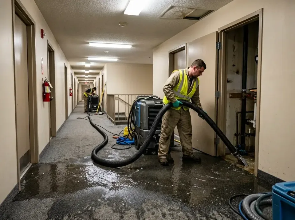 multi-unit-apartment-hallway-f-005 — frequently asked questions, Emergency Burst Pipe Water Extraction & Removal in Federal…